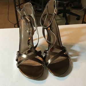 Miss A Bronze color size 11 sandals.